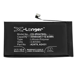CAMERON SINO iPhone 12 Pro / 12 Li-Polymer akku 3.83V/3350mAh, Apple A2431 kompatibilis, FEKETE CS-IPH479XL small