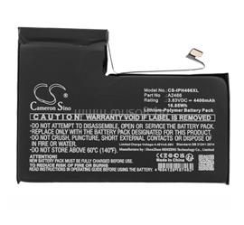 CAMERON SINO iPhone 12 Pro Max Li-Polymer akku 3.83V/4400mAh, Apple A2466 kompatibilis, FEKETE CS-IPH466XL small