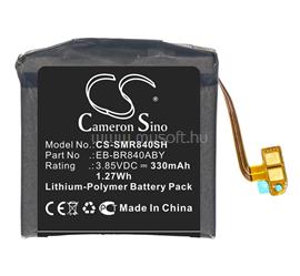 CAMERON SINO Samsung Watch 3 eSIM 45mm / 3 45mm Li-Polymer akku 3.85V/330mAh, Samsung EB-BR840ABY kompatibilis CS-SMR840SH small