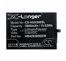 CAMERON SINO Honor 20 / 10i Li-Polymer akku 3.85V/3900mAh, Huawei HB426389ECW kompatibilis, FEKETE CS-HUH200SL small