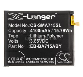 CAMERON SINO Samsung A71 5G / A71 CAMERON SINO Li-Polymer akku 3.85V/4100mAh, Samsung EB-BA715ABY kompatibilis, FEKETE CS-SMA715SL small