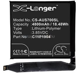 CAMERON SINO Asus Zenfone 7 / Zenfone 7 Pro Li-Polymer akku 3.85V/4800mAh, Asus 0B200-03740200 kompatibilis CS-AUS700SL small