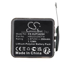 CAMERON SINO Huawei Watch GT 3 42mm Li-Polymer akku 3, Huawei HB522025EFW kompatibilis, FEKETE CS-HUP342SH small