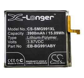 CAMERON SINO Samsung S21 CAMERON SINO Li-Polymer akku 3.87V/3900mAh, Samsung EB-BG991ABY kompatibilis, FEKETE CS-SMG991XL small