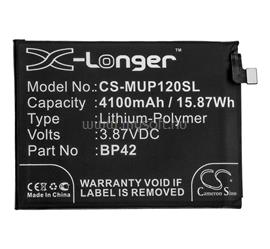 CAMERON SINO Xiaomi 11 Lite 5G NE / Mi 11 Lite 5G CAMERON SINO Li-Polymer akku 3.87V/4100mAh, Xiaomi BP42 kompatibilis, FEKETE CS-MUP120SL small