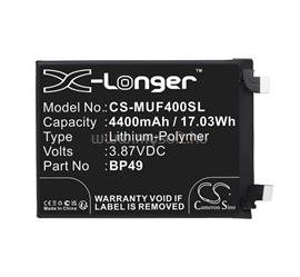 CAMERON SINO Poco F4 CAMERON SINO Li-Polymer akku 3.87V/4400mAh, Poco BP49 kompatibilis, FEKETE CS-MUF400SL small