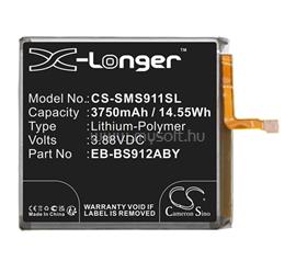 CAMERON SINO Samsung S23 CAMERON SINO Li-Polymer akku 3.88V/3750mAh, Samsung EB-BS912ABY kompatibilis, FEKETE CS-SMS911SL small