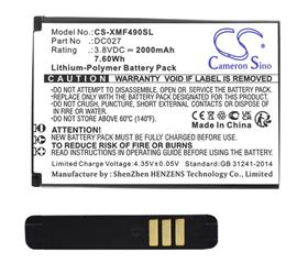 CAMERON SINO Li-Polymer akku (3.8V / 2000mAh, Xiaomi DC027, XIAOMI F490 4G kompatibilis) FEKETE CS-XMF490SL small