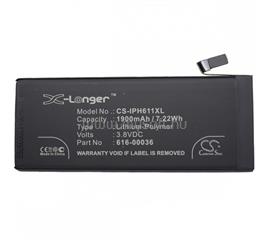 CAMERON SINO iPhone 6S 4.7 Li-Polymer akku 3.8V/1900mAh, Apple 616-00036 kompatibilis, FEKETE CS-IPH611XL small