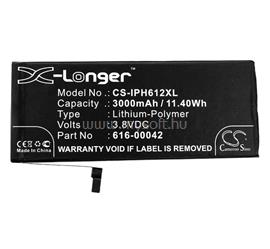 CAMERON SINO iPhone 6S Plus 5.5 Li-Polymer akku 3.8V/3000mAh, Apple 616-00042 kompatibilis, FEKETE CS-IPH612XL small