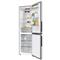 CANDY ECN2CQTEX186 inox, alulfagyasztós, Hűtő:235L, Fagyasztó:120L, No frost hűtőszekrény CANDY_34005904 small