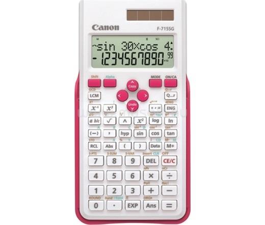 CANON F-715SG EXP DBL CALCULATOR WHITE/MAGENTA