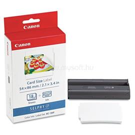 CANON KC-18IF fotópapír + festék (5.4x8.6cm, 18 lap) 7741A001 small