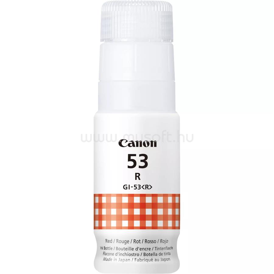 CANON Tintatartály GI-53R Piros (60ml)