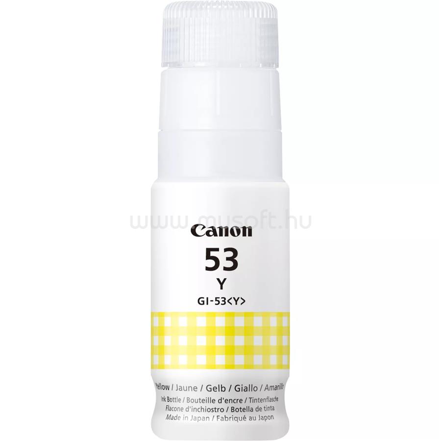 CANON Tintatartály GI-53Y Sárga (60ml)