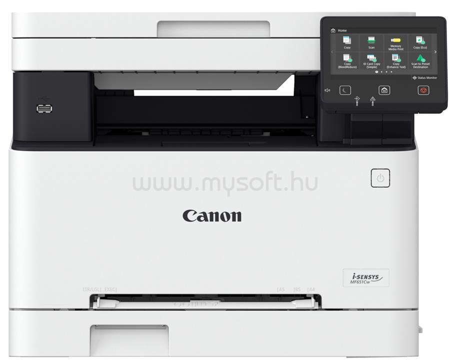 CANON i-SENSYS MF651Cw színes multifunkciós lézernyomtató (fehér) [BEMUTATÓ DARAB]