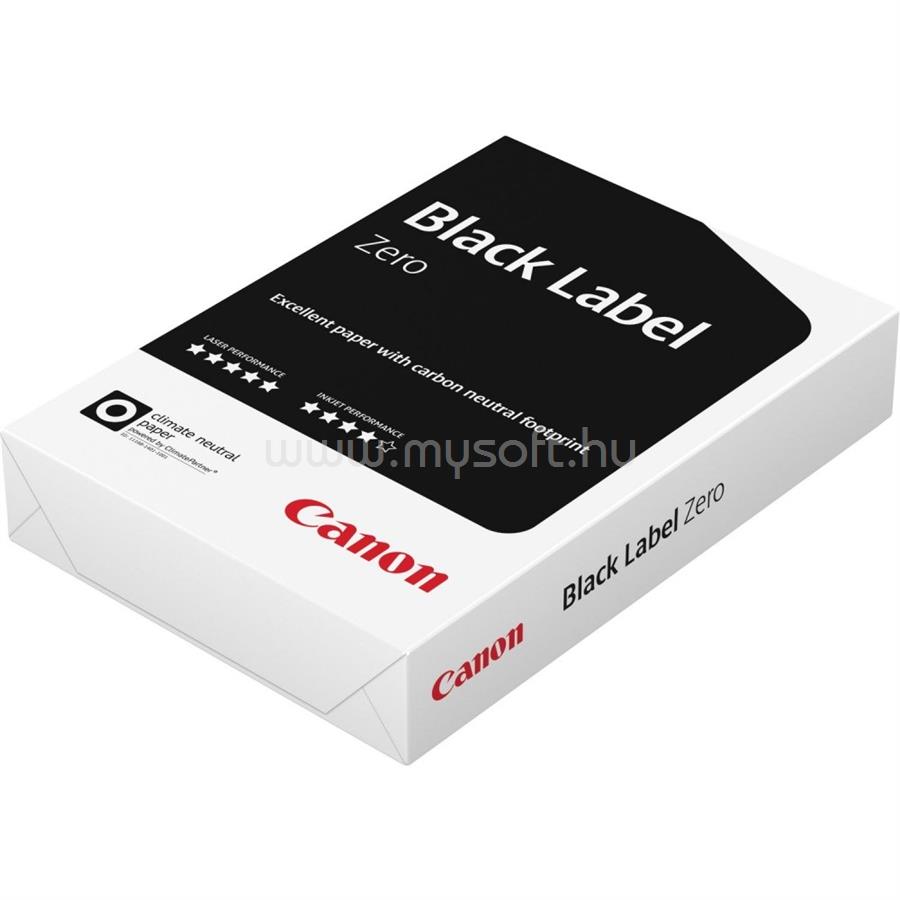 CANON Másolópapír A4, 80g, Black Label Zero 500ív/csomag,