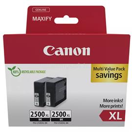CANON Patron 2x PGI-2500XL BK Fekete (2x 70,9ml) 9254B011 small