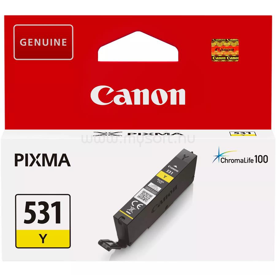 CANON Patron CLI-531Y Sárga (515 oldal)