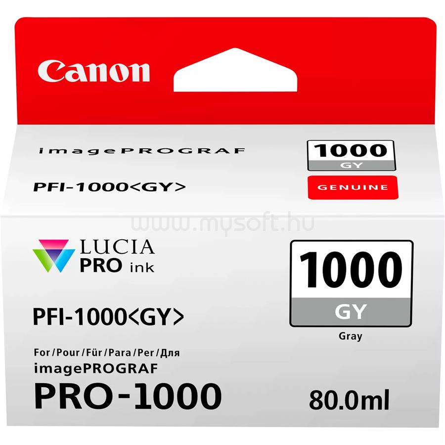 CANON Patron PFI-1000GY Szürke (80ml)