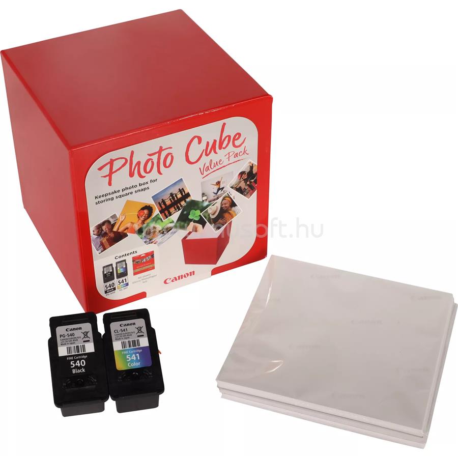 CANON Patron PG-540 BK/ CL-541 Color Fekete/Színes multipakk (2x8ml) + Fotópapír