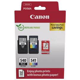CANON Patron PG-540BK/CL-541Color Fekete/Színes multipakk (1x8ml/1x8ml) + Fotópapír 5225B013 small