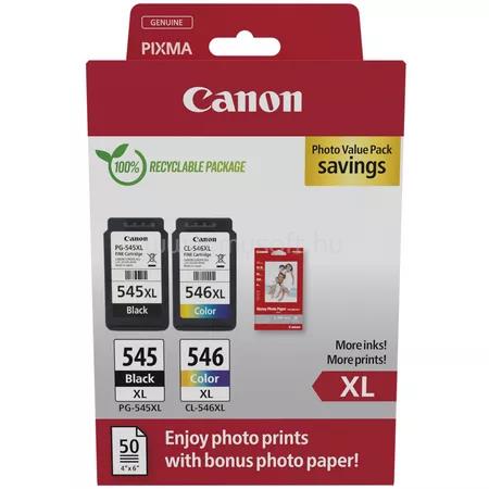 CANON Patron PG-545XL/CL-546XL Fekete/Színes multipakk (1x15ml/1x13ml)