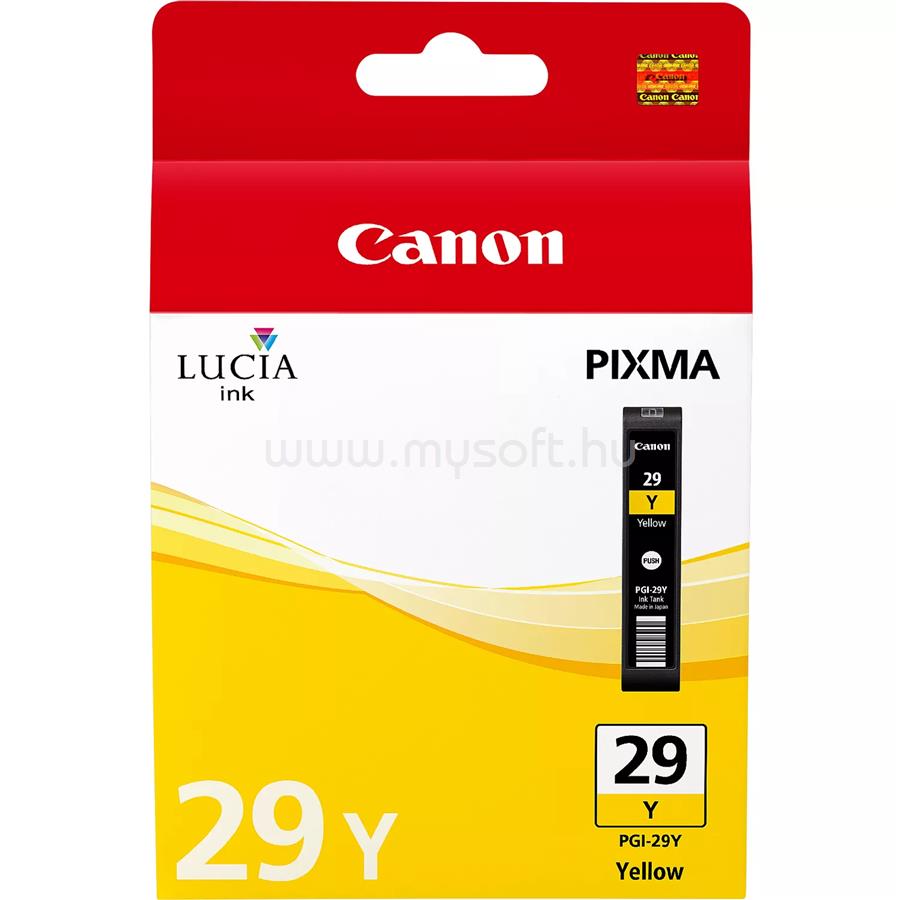 CANON Patron PGI-29Y Sárga (36ml)