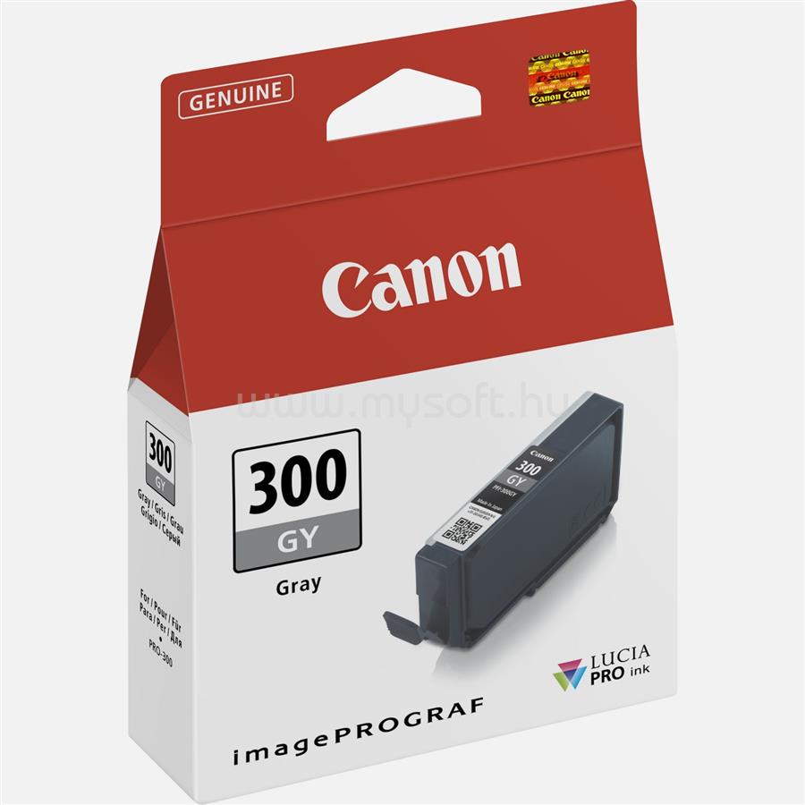 CANON Patron PFI-300GY Szürke (14.4 ml)