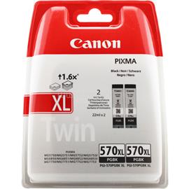 CANON PGI-570XL fekete eredeti tintapatron duplacsomag 0318C010 small