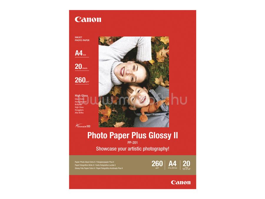 CANON PP-201 plus photo paper 260g/m2 A3+ 20 sheets 1-pack
