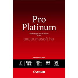 CANON PT-101 pro platinum fotópapír 300g/m2 A4 20 lap 1-pack 2768B016 small