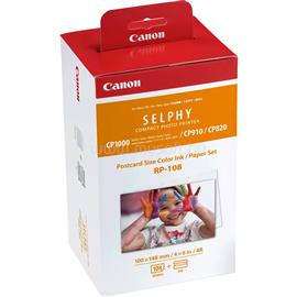 CANON RP-108 fotópapír + festék (10x15cm, 108 lap) 8568B001 small