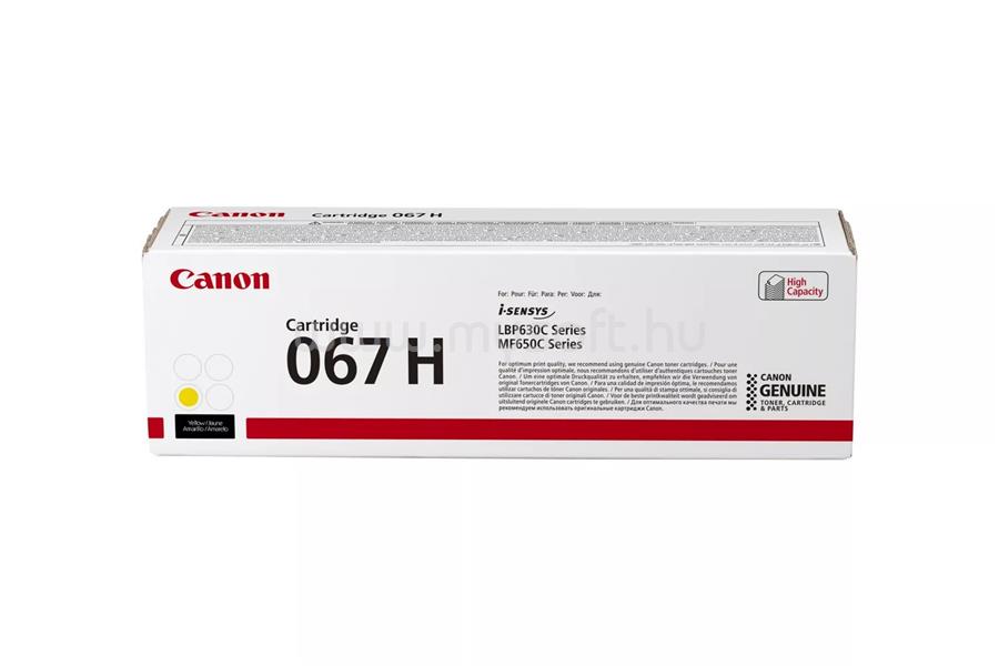 CANON Toner  CRG067H Sárga (2350 oldal)