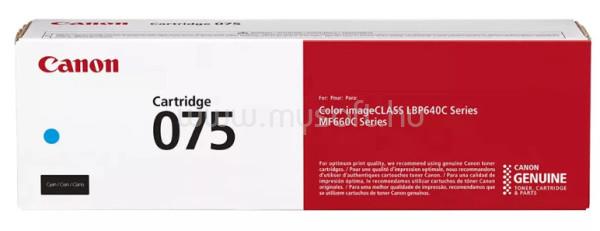 CANON Toner CRG075 Cián (1300 oldal)