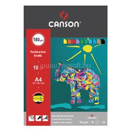 CANSON A4 10ív búvár színes fotókarton blokk CAP6666-857 small
