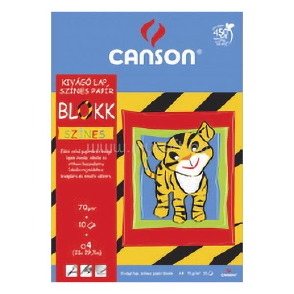 CANSON A4 10ív tigris színes kivágólap