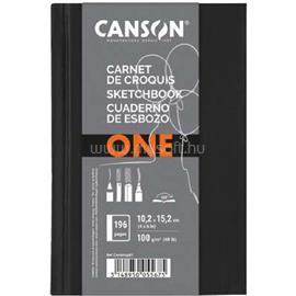 CANSON One 10,2x15,2 cm, álló, 100 g/m2, ragasztott fehér rajzpapírfüzet C200005567 small