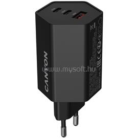 CANYON charger HEXAGON 65 GaN 65W 2xPD 1xQC EU Black CND-CHAHEX65B small