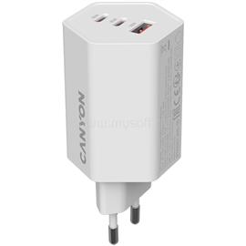CANYON charger HEXAGON 65 GaN 65W 2xPD 1xQC EU White CND-CHAHEX65W small