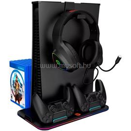 CANYON CND-CSPS5B PS5 fekete multifunkcionális hűtő állvány CND-CSPS5B small