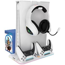 CANYON CND-CSPS5W PS5 fehér multifunkcionális hűtő állvány (fehér) CND-CSPS5W small