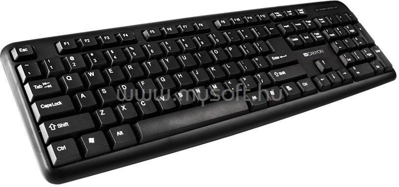CANYON CNE-CKEY01 USB vezetékes billentyűzet (magyar)