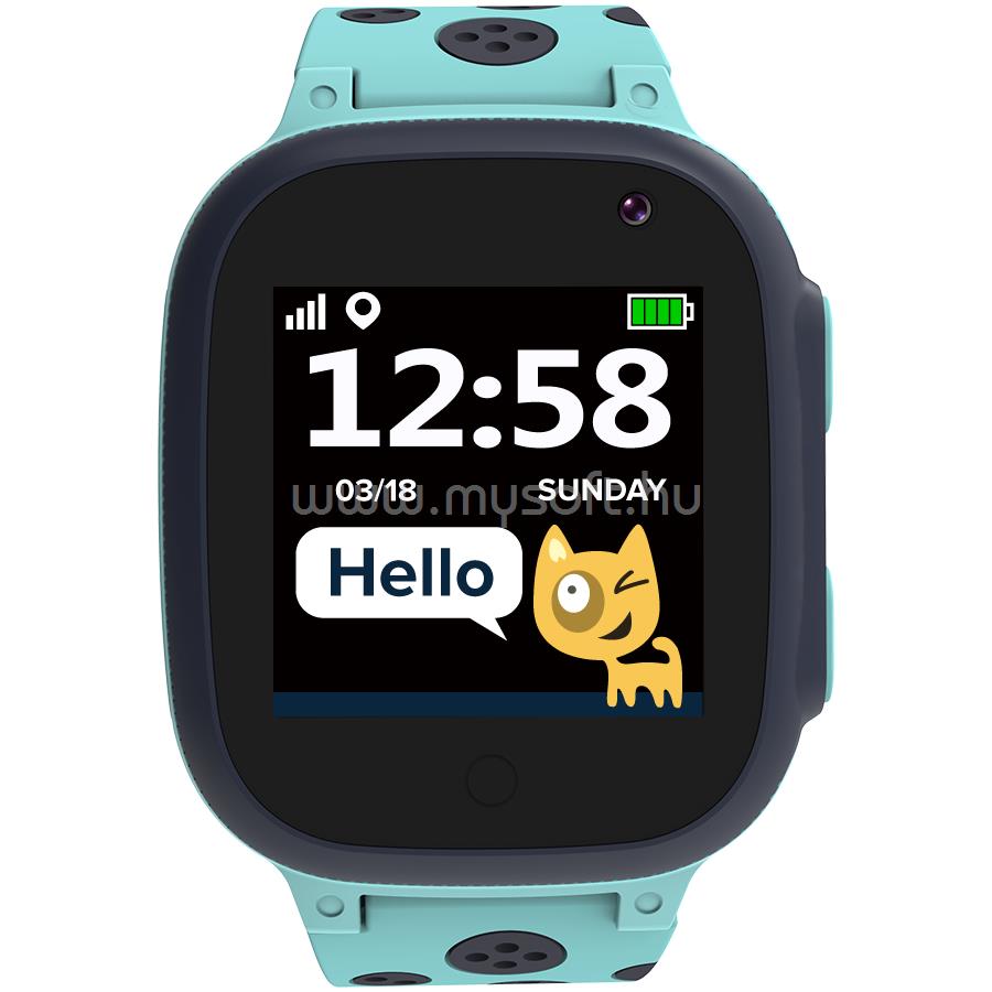 CANYON Sandy KW-34, Kids smartwatch, 1.44 inch colorful screen,  GPS function, Nano SIM card, 32+32MB, Blue