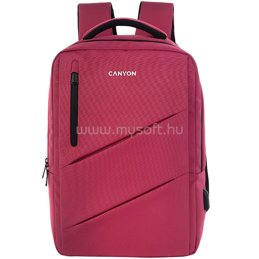 CANYON BPE-5 Notebook hátizsák15.6" (Piros)