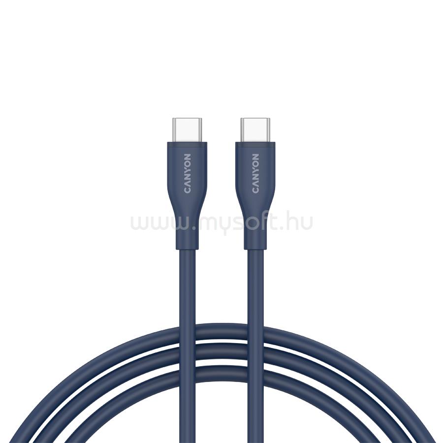 CANYON cable CC60SC10 C-C 60W 1m Silicon Dark blue
