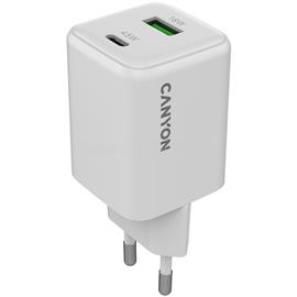 CANYON charger CU45AC GaN 45W 1xPD 1xQC EU White CNS-CUW45AC small