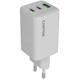 CANYON charger CU65ACC GaN 65W 2xPD 1xQC EU White CNS-CUW65ACC small
