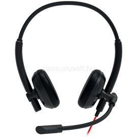 CANYON PC headset HS-07 PC Mic 3.5/USB Flat 2.8m Black CNS-HS07B small