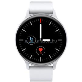 CANYON Badian SW-68, Smartwatch, + plastic bottom case+ white Silicone strap + silver strap CNS-SW68SS small